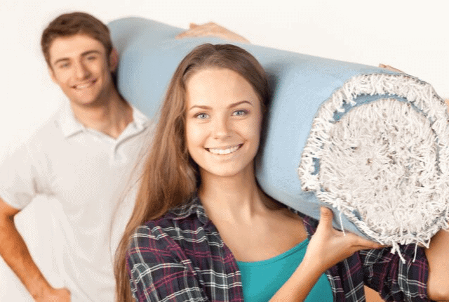 החזרת שטיח נקי וייבש